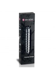 Рельефный фаллос для интенсивного электросекса Groovey George - 20 см. - MyStim - купить с доставкой в Брянске