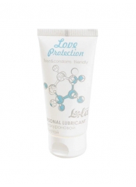 Увлажняющий лубрикант на водной основе Love Protection - 50 мл. - Lola Games - купить с доставкой в Брянске