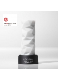 Белый 3D мастурбатор POLYGON - Tenga - в Брянске купить с доставкой