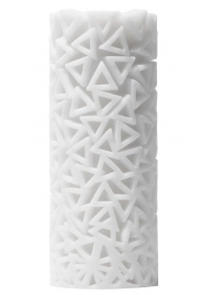 Белый 3D мастурбатор PILE - Tenga - в Брянске купить с доставкой