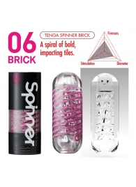 Мастурбатор SPINNER Brick - Tenga - в Брянске купить с доставкой