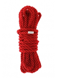 Красная веревка для шибари DELUXE BONDAGE ROPE - 5 м. - Dream Toys - купить с доставкой в Брянске