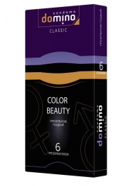 Разноцветные презервативы DOMINO Colour Beauty - 6 шт. - Domino - купить с доставкой в Брянске