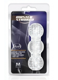 Прозрачный фигурный мастурбатор Master Stroker - Blush Novelties - в Брянске купить с доставкой