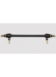 Черная распорка для ног Bound to You Faux Leather Spreader Bar - 50,8 см. - Fifty Shades of Grey - купить с доставкой в Брянске