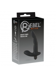 Черный вибромассажер простаты Naughty Finger Prostate Vibe - 13,8 см. - Orion - в Брянске купить с доставкой