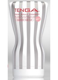 Мастурбатор TENGA Squeeze Tube Cup Soft - Tenga - в Брянске купить с доставкой