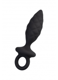 Черная анальная пробка Strob S - 11,7 см. - Erotist Adult Toys