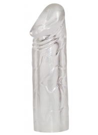 Удлиняющая насадка на пенис Mega Dick Sleeve Transparent - Orion - в Брянске купить с доставкой