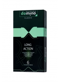 Презервативы с пролонгирующим эффектом DOMINO Classic Long action - 6 шт. - Domino - купить с доставкой в Брянске