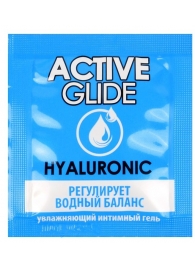 Лубрикант на водной основе Active Glide с гиалуроновой кислотой - 3 гр. - Биоритм - купить с доставкой в Брянске