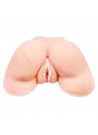 Телесная вибровагина Julie с 2 рабочими отверстиями - Baile - в Брянске купить с доставкой