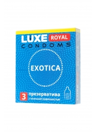 Текстурированные презервативы LUXE Royal Exotica - 3 шт. - Luxe - купить с доставкой в Брянске