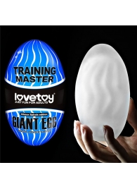 Мастурбатор-яйцо Giant Egg Climax Spirals Edition - Lovetoy - в Брянске купить с доставкой