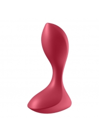 Красный вибромассажёр простаты Satisfyer Backdoor Lover - 14 см. - Satisfyer - в Брянске купить с доставкой