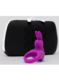 Фиолетовое эрекционное виброкольцо Happy Rabbit Cock Ring Kit - Happy Rabbit - в Брянске купить с доставкой