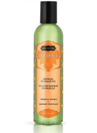 Массажное масло Naturals Tropical Mango с ароматом манго - 236 мл. - Kama Sutra - купить с доставкой в Брянске