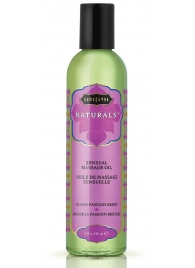 Массажное масло Naturals Island Passion Berry с ароматом тропических фруктов - 236 мл. - Kama Sutra - купить с доставкой в Брянске