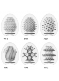 Набор из 6 мастурбаторов Tenga EGG IV с различным рельефом - Tenga - в Брянске купить с доставкой