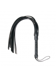 Черный флоггер Flogger Whip - 46 см. - Easy toys - купить с доставкой в Брянске