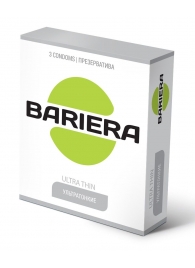 Ультратонкие презервативы Bariera Ultra Thin - 3 шт. - Bariera - купить с доставкой в Брянске