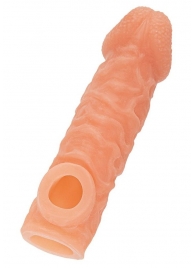Телесная закрытая насадка с шершавой головкой Cock Sleeve Size S - 13,8 см. - KOKOS - в Брянске купить с доставкой Телесная закрытая насадка с шершавой головкой Cock Sleeve Size S - 13,8 см. - KOKOS - в Брянске купить с доставкой