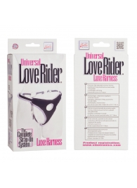 Трусы для страпона с универсальным креплением Universal Love Rider Luxe Harness - California Exotic Novelties - купить с доставкой в Брянске