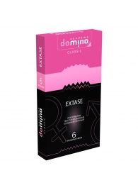 Презервативы с точками и рёбрышками DOMINO Classic Extase - 6 шт. - Domino - купить с доставкой в Брянске