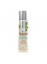 Массажное масло с ароматом перечной мяты и эвкалипта JO Naturals Peppermint   Eucalyptus - 120 мл. - System JO - купить с доставкой в Брянске