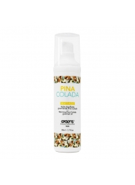 Разогревающее массажное масло с ароматом пина колада Gourmet Pina Colada - 50 мл. - Exsens - купить с доставкой в Брянске