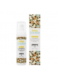 Разогревающее массажное масло с ароматом пина колада Gourmet Pina Colada - 50 мл. - Exsens - купить с доставкой в Брянске