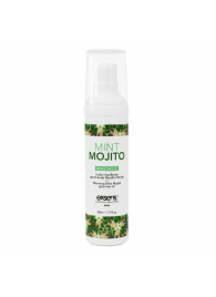 Разогревающее массажное масло с ароматом мохито Gourmet Mint Mojito - 50 мл. - Exsens - купить с доставкой в Брянске
