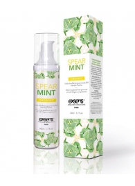 Разогревающее массажное масло Gourmet Spearmint Organic с органическими ингредиентами - 50 мл. - Exsens - купить с доставкой в Брянске