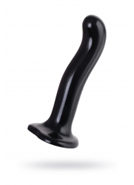 Черный стимулятор для пар P G-Spot Dildo Size L - 19 см. - Strap-on-me - в Брянске купить с доставкой