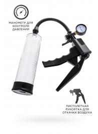 Прозрачная механическая помпа для пениса Viggo - Sexus - в Брянске купить с доставкой