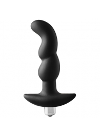 Черная вибропробка для простаты FantASStic Vibrating Prostate Plug - 14,5 см. - Dream Toys - в Брянске купить с доставкой