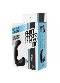 Черный вибромассажер простаты FantASStic Vibrating Prostate Massager - 11,3 см. - Dream Toys - в Брянске купить с доставкой