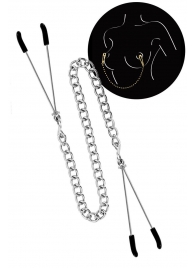 Регулируемые зажимы для сосков Sweet Caress Nipple Chain - Sweet Caress - купить с доставкой в Брянске