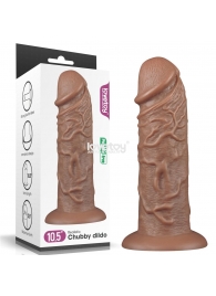 Коричневый фаллоимитатор Cubby dildo - 26,6 см. - Lovetoy в Брянске Коричневый фаллоимитатор Cubby dildo - 26,6 см. - Lovetoy