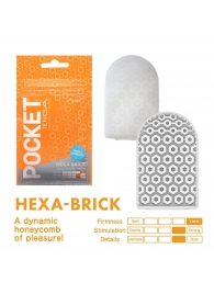 Карманный мастурбатор HEXA-BRICK - Tenga - в Брянске купить с доставкой
