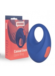 Синее эрекционное кольцо RRRING Casual Date Cock Ring - FeelzToys - в Брянске купить с доставкой