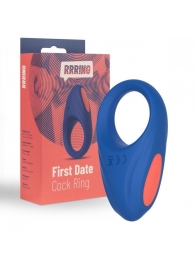 Синее эрекционное кольцо RRRING First Date Cock Ring - FeelzToys - в Брянске купить с доставкой