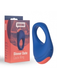 Синее эрекционное кольцо RRRING Dinner Date Cock Ring - FeelzToys - в Брянске купить с доставкой