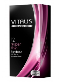 Ультратонкие презервативы VITALIS PREMIUM super thin - 12 шт. - Vitalis - купить с доставкой в Брянске