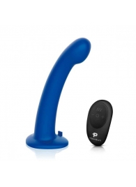 Синяя насадка Remote Control P-Spot G-Spot с черными трусиками - 20 см. - Pegasus - купить с доставкой в Брянске