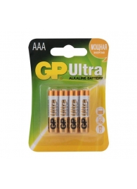 Батарейки алкалиновые GP Ultra Alkaline 24А AАA/LR03 - 4 шт. - Элементы питания - купить с доставкой в Брянске