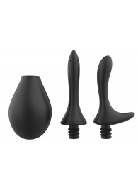 Черный анальный душ Nexus Anal Douche Set с 2 сменными насадками - Nexus Range - купить с доставкой в Брянске