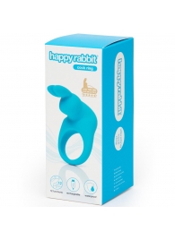 Голубое эрекционное виброкольцо Happy Rabbit Rechargeable Rabbit Cock Ring - Happy Rabbit - в Брянске купить с доставкой