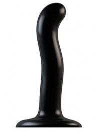 Черный фаллоимитатор-насадка Strap-On-Me P G spot Dildo size S - 16,4 см. - Strap-on-me - купить с доставкой в Брянске