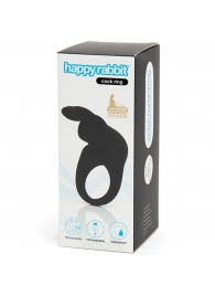 Черное эрекционное виброкольцо Happy Rabbit Rechargeable Rabbit Cock Ring - Happy Rabbit - в Брянске купить с доставкой